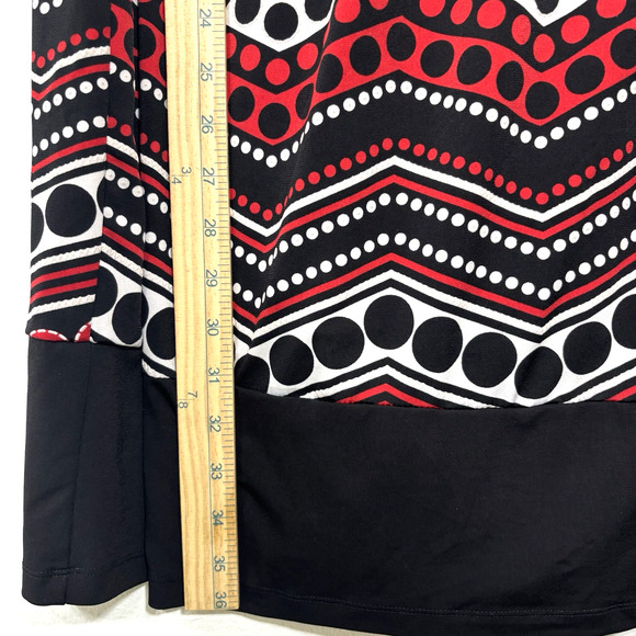 En Focus Women Polka Dot Stripe Sleeveless Dress Aline Sundress Statement 14W - Picture 6 of 7